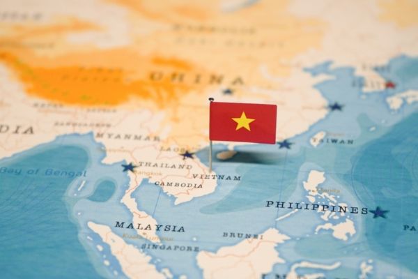Carte Vietnam Nord-Sud en détail avec les sites touristiques