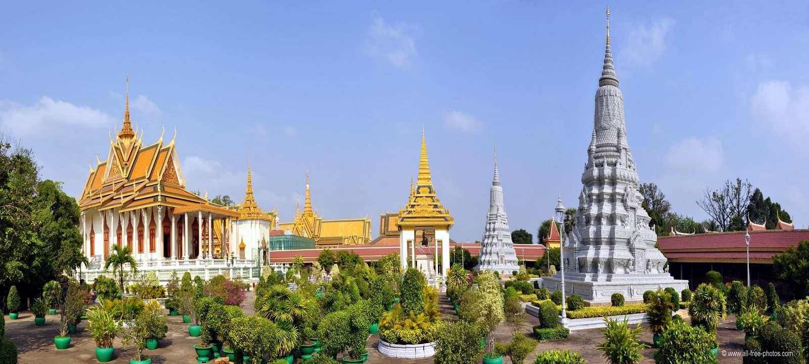 Le Palais Royal Phnom Penh et sa pagode d'argent de Phnom Penh