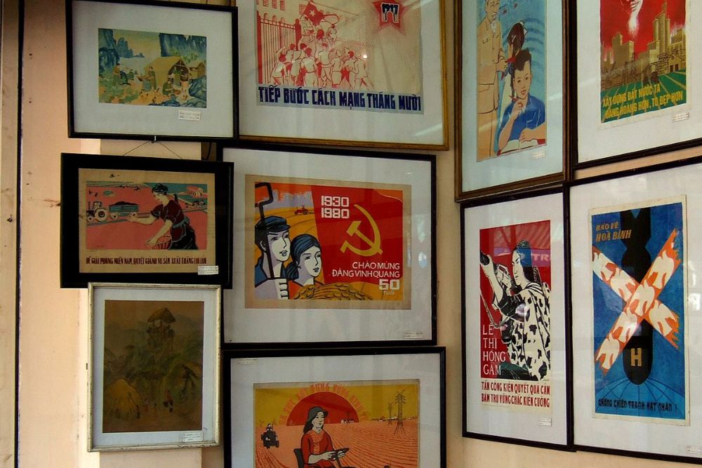 souvenirs à ramener de Hanoi, affiche propagande