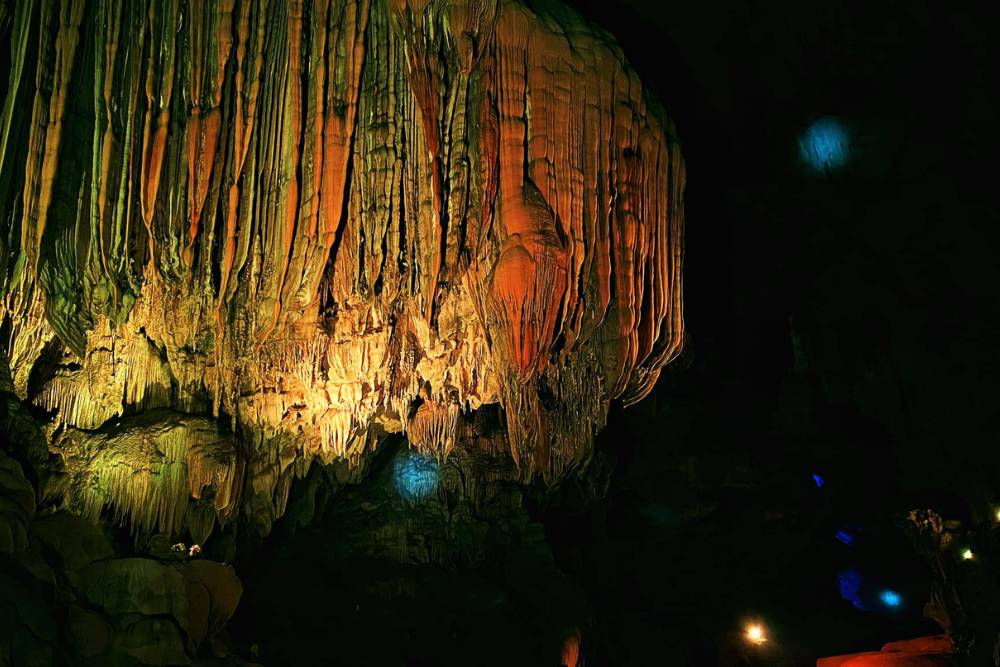 grotte nguom ngao, grotte près des chutes ban gioc, cao bang, vietnam