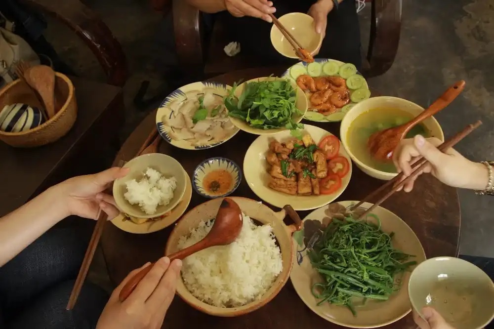 Un repas vietnamien