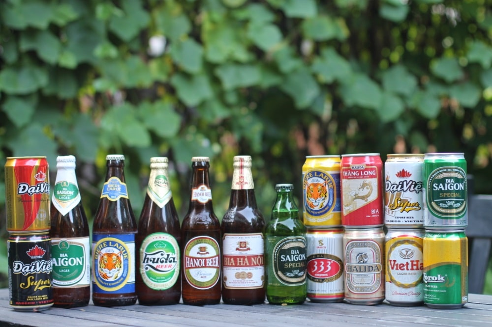 Les bières locales au Vietnam