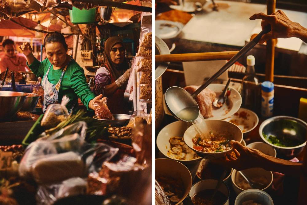 marché bangkok, voyage thaïlande, cuisine de rue