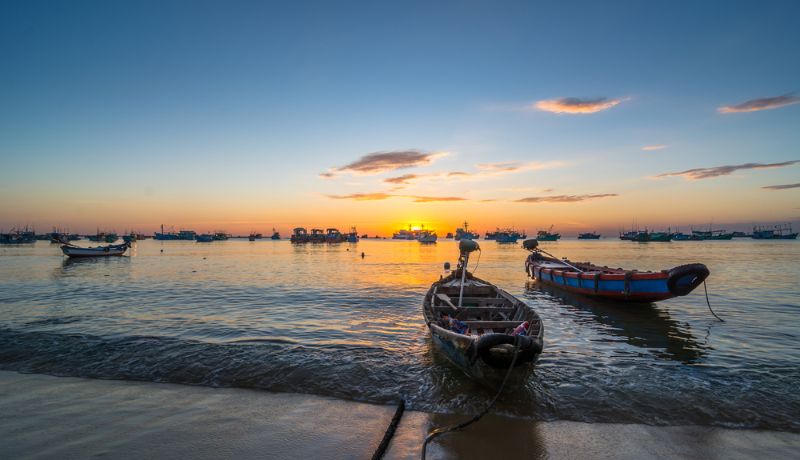 phu quoc, vietnam, ile, plage, peche