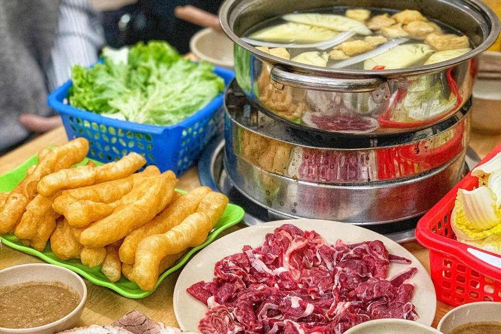 fondue vietnamienne au bœuf