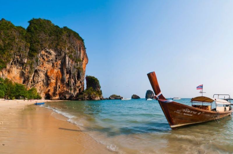 plus belles plages en Thaïlande, plage de Phra Nang