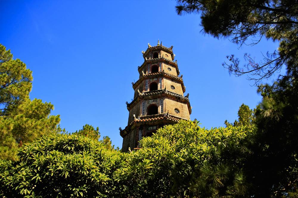 pagode de la Dame Céleste à Hue Vietnam