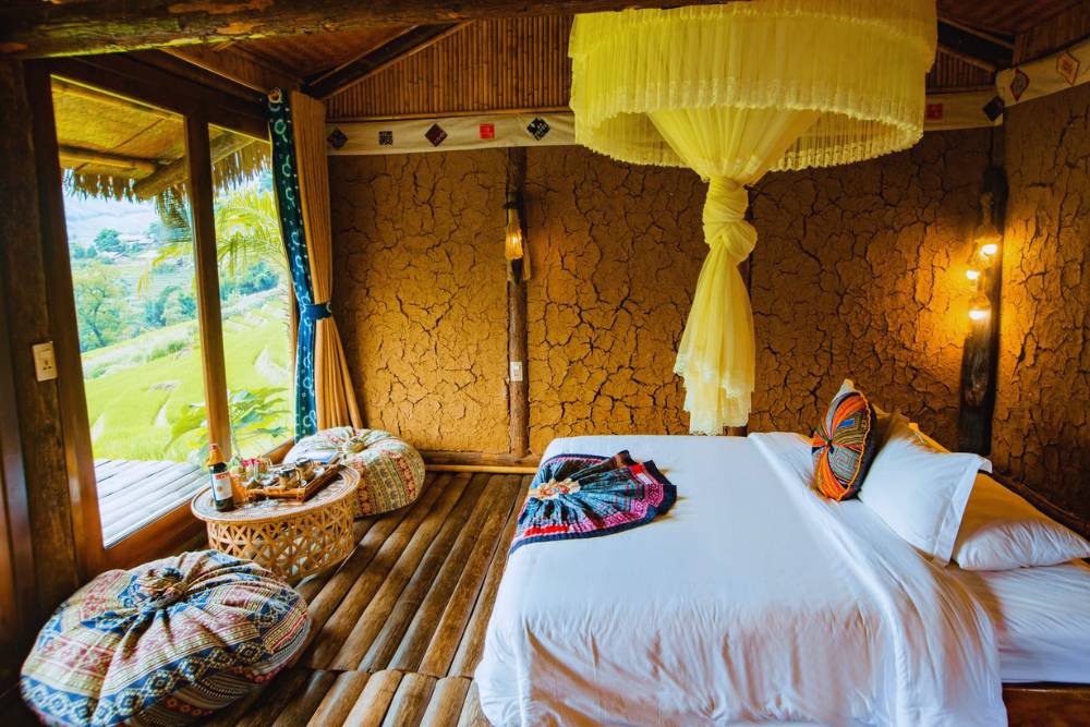 une chambre de Eco Palm House, Sapa Vietnam