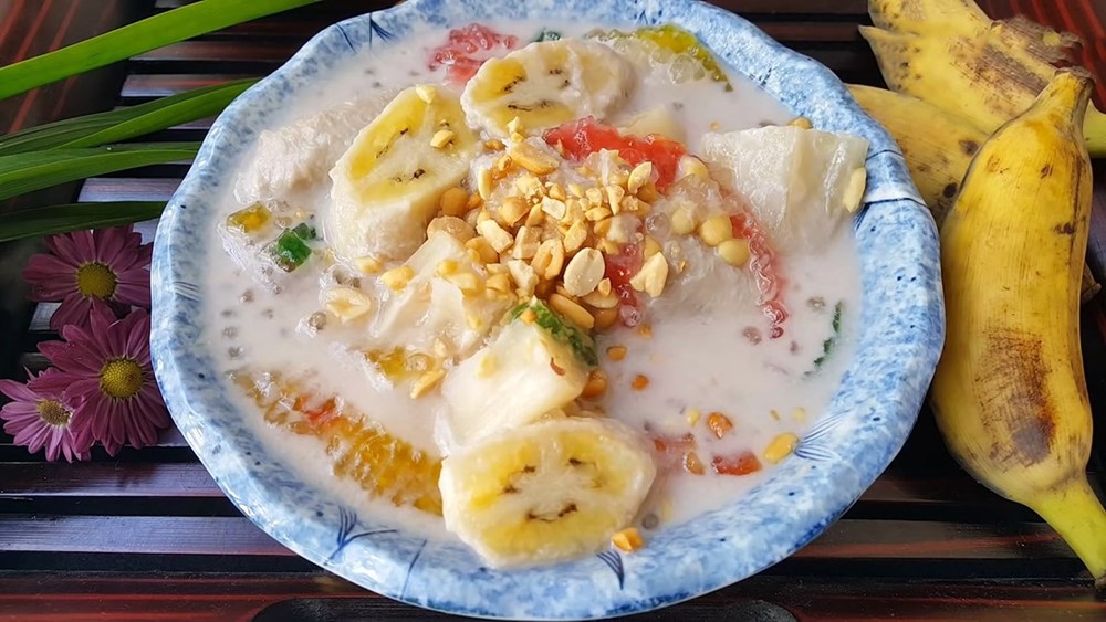 bananes et de lait de coco vietnamien